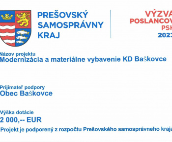 Aktuality / Dotácia z rozpočtu PSK 2023 - foto